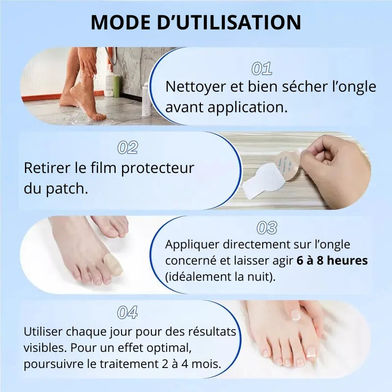 Patchs Ongles Anti-Mycose