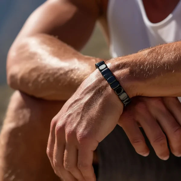 Bracelet Magnétique en Hématite