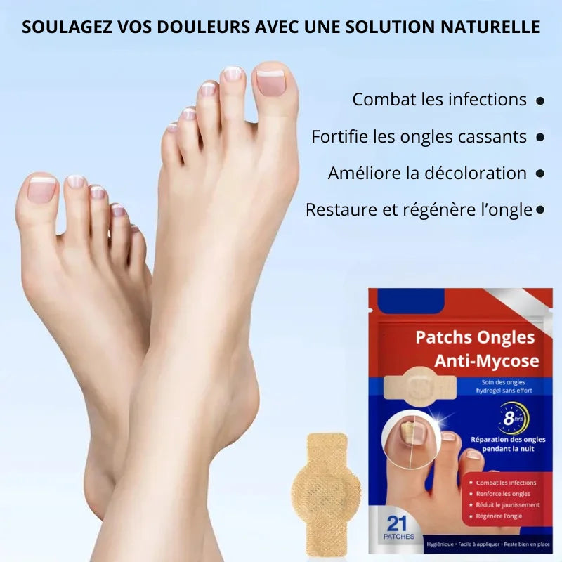 Patchs Ongles Anti-Mycose