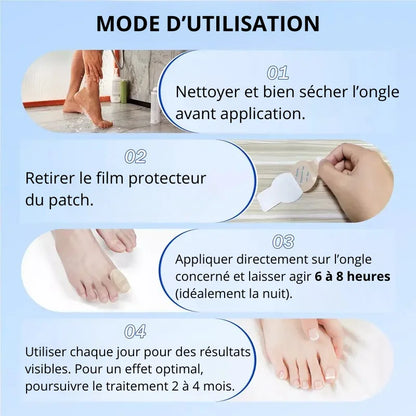 Patchs Ongles Anti-Mycose