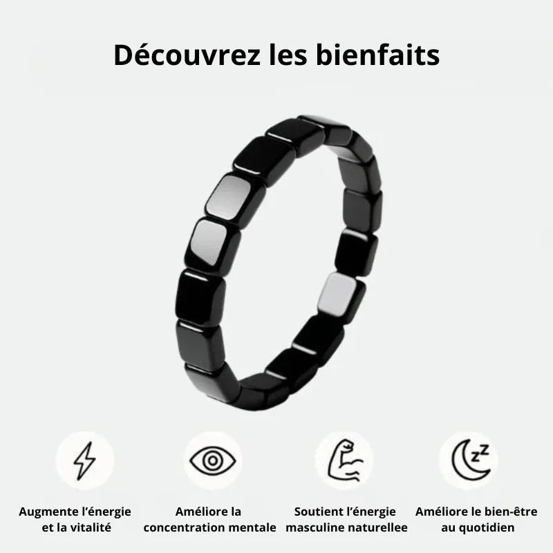 Bracelet Magnétique en Hématite