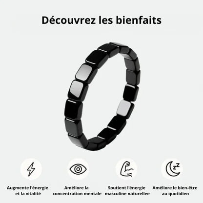 Bracelet Magnétique en Hématite